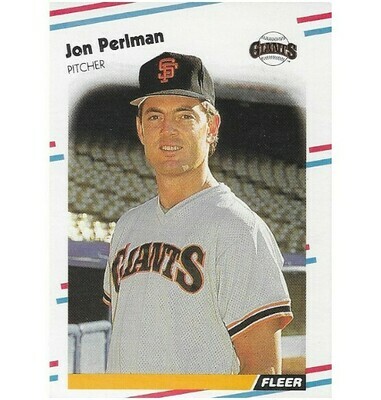 Perlman, Jon / 1988 San Francisco Giants / Fleer #93