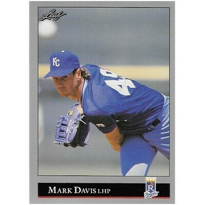 Davis, Mark / 1992 Kansas City Royals / Leaf #163