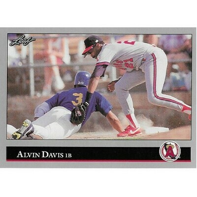 Davis, Alvin / 1992 California Angels / Leaf #168