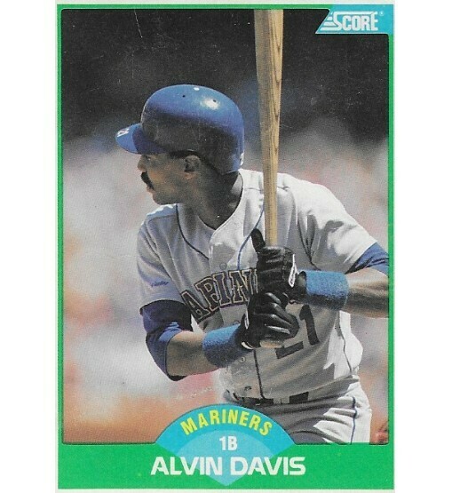 Davis, Alvin / 1989 Seattle Mariners / Score #51