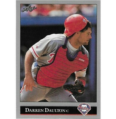 Daulton, Darren / 1992 Philadelphia Phillies / Leaf #335