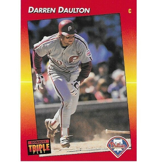 Daulton, Darren / 1992 Philadelphia Phillies / Triple Play #143