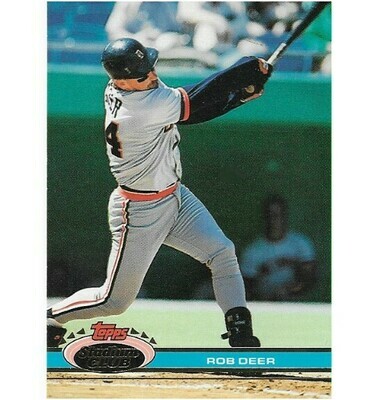 Deer, Rob / 1991 Detroit Tigers / Stadium Club #539