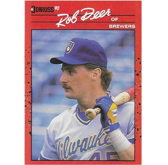 Deer, Rob / 1990 Milwaukee Brewers / Donruss #55