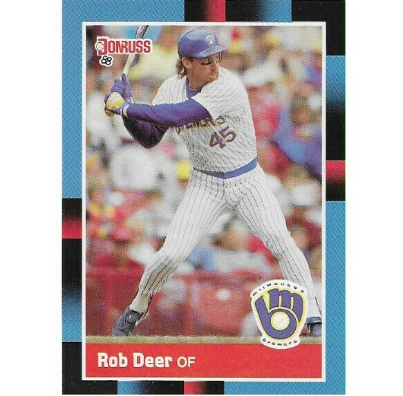 Deer, Rob / 1988 Milwaukee Brewers / Donruss #274