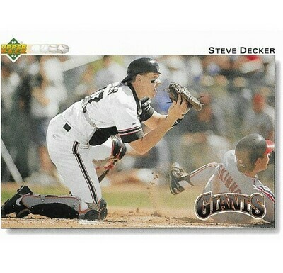 Decker, Steve / 1991 San Francisco Giants / Upper Deck #173