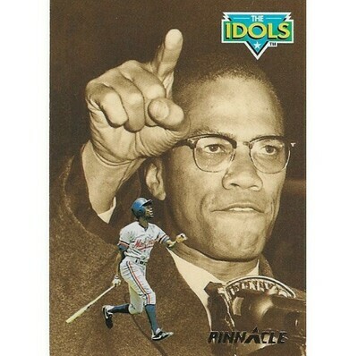 DeShields, Delino / 1993 Montreal Expos / Pinnacle #302 - Malcolm X