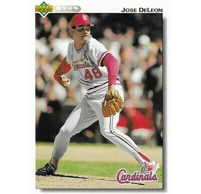 DeLeon, Jose / 1992 St. Louis Cardinals / Upper Deck #458