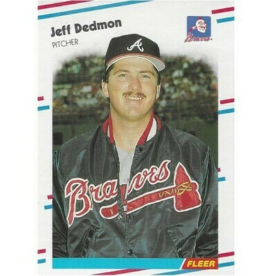 Dedmon, Jeff / 1988 Atlanta Braves / Fleer #537