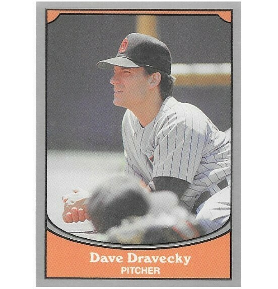 Dravecky, Dave / 1990 San Diego Padres / Pacific #80