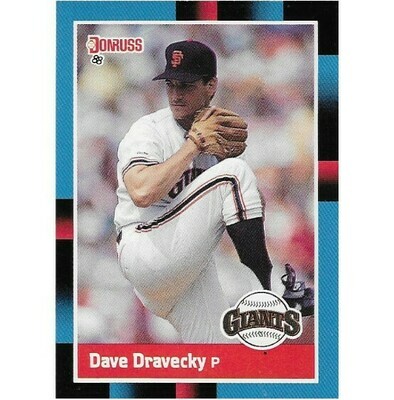 Dravecky, Dave / 1988 San Francisco Giants / Donruss #485