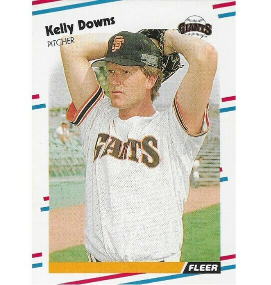 Downs, Kelly / 1988 San Francisco Giants / Fleer #80