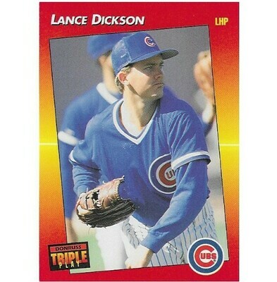 Dickson, Lance / 1992 Chicago Cubs / Triple Play #97