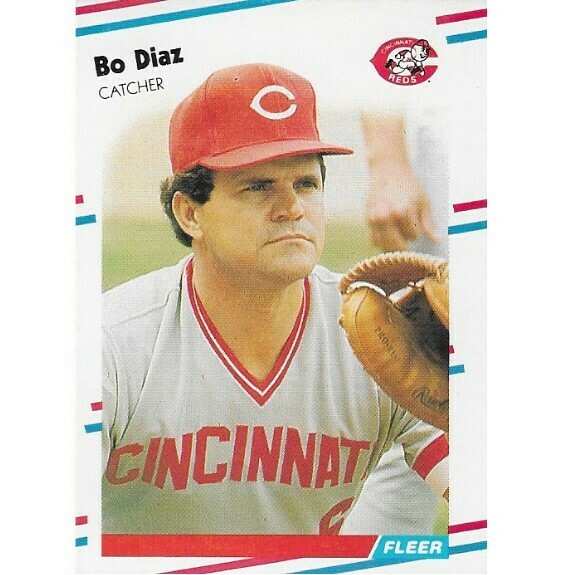 Diaz, Bo / 1988 Cincinnati Reds / Fleer #232