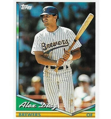 Diaz, Alex / 1994 Milwaukee Brewers / Topps #519