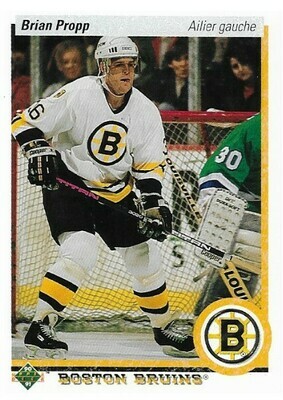 Propp, Brian / 1990-91 Boston Bruins / Upper Deck #2 - French