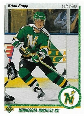 Propp, Brian / 1990-91 Minnesota North Stars / Upper Deck #409