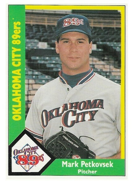 Petkovsek, Mark / 1990 Oklahoma City 89ers / CMC #155