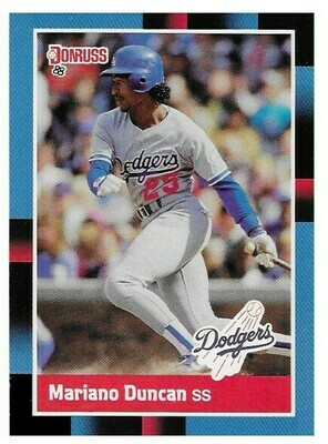 Duncan, Mariano / 1988 Los Angeles Dodgers / Donruss #155
