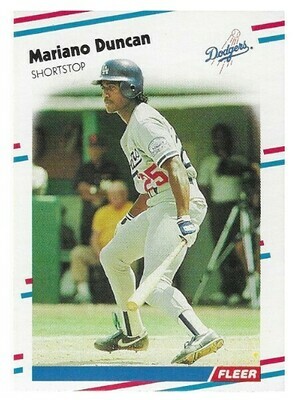 Duncan, Mariano / 1988 Los Angeles Dodgers / Fleer #513