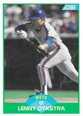 Dykstra, Lenny / 1989 New York Mets / Score #84