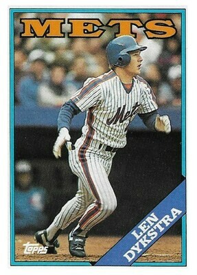 Dykstra, Lenny / 1988 New York Mets / Topps #655