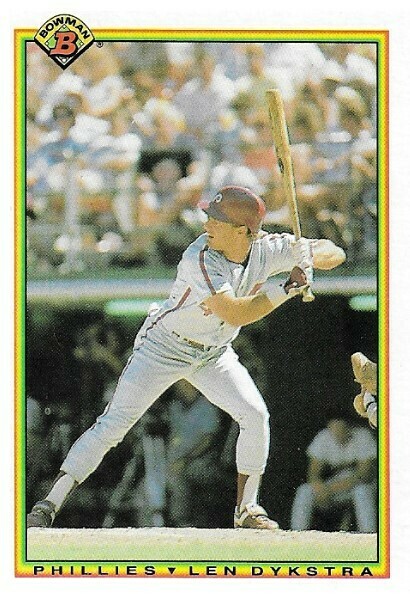 Dykstra, Lenny / 1990 Philadelphia Phillies / Bowman #152