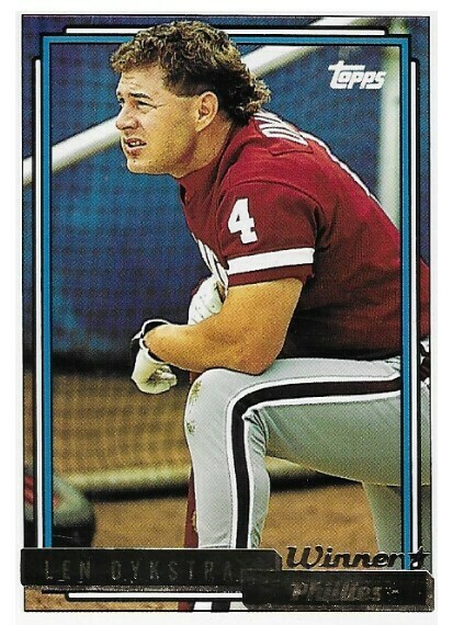 Dykstra, Lenny / 1992 Philadelphia Phillies / Topps #200