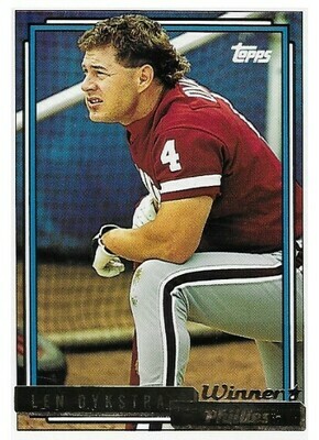Dykstra, Lenny / 1992 Philadelphia Phillies / Topps #200