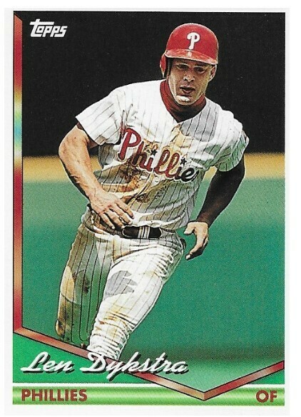 Dykstra, Lenny / 1994 Philadelphia Phillies / Topps #635
