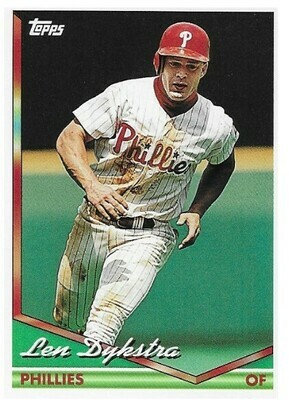 Dykstra, Lenny / 1994 Philadelphia Phillies / Topps #635