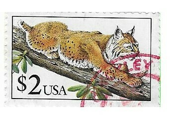 United States / 1990 | Bobcat | Flora and Fauna Series