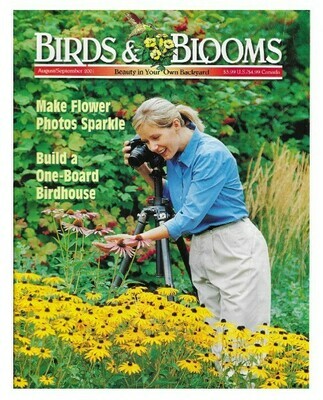 Birds + Blooms / Make Flower Photos Sparkle / August-September 2001