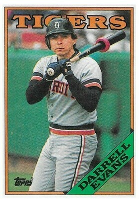 Evans, Darrell / 1988 Detroit Tigers / Topps #630