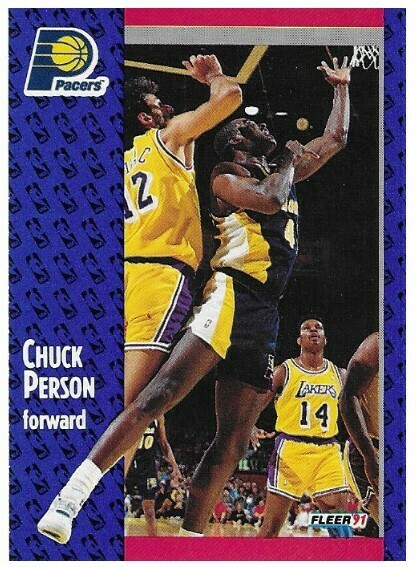 Person, Chuck / 1991-92 Indiana Pacers / Fleer #84