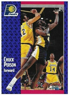 Person, Chuck / 1991-92 Indiana Pacers / Fleer #84