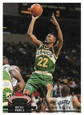 Pierce, Ricky / 1992-93 Seattle Supersonics / Stadium Club #148