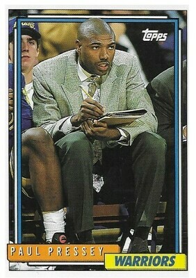 Pressey, Paul / 1992-93 Golden State Warriors / Topps #256