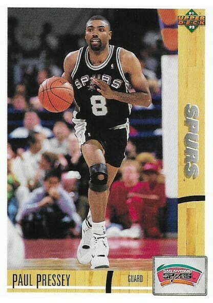 Pressey, Paul / 1991-92 San Antonio Spurs / Upper Deck #359