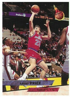 Price, Brent / 1993-94 Washington Bullets / Ultra #359