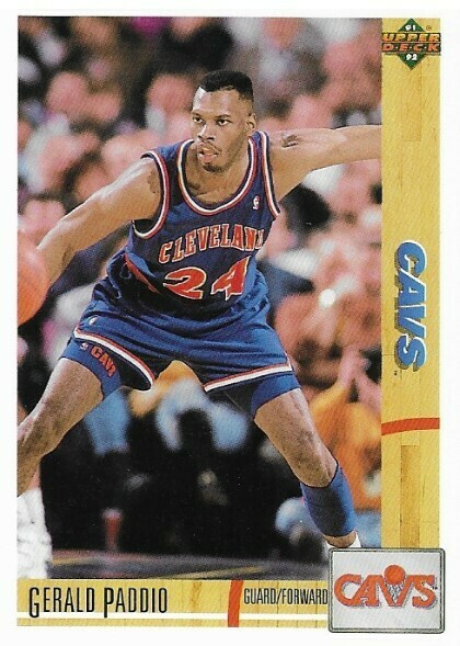 Paddio, Gerald / 1991-92 Cleveland Cavaliers / Upper Deck #230