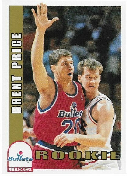 Price, Brent / 1992-93 Washington Bullets / Hoops #480