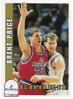 Price, Brent / 1992-93 Washington Bullets / Hoops #480