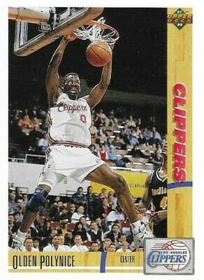 Polynice, Olden / 1991-92 Los Angeles Clippers / Upper Deck #140