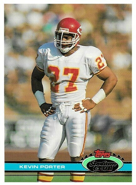Porter, Kevin / 1991 Kansas City Chiefs / Stadium Club #277