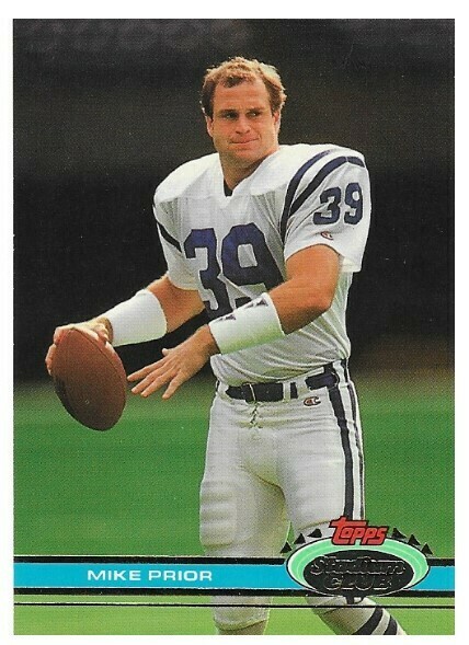 Prior, Mike / 1991 Indianapolis Colts / Stadium Club #368