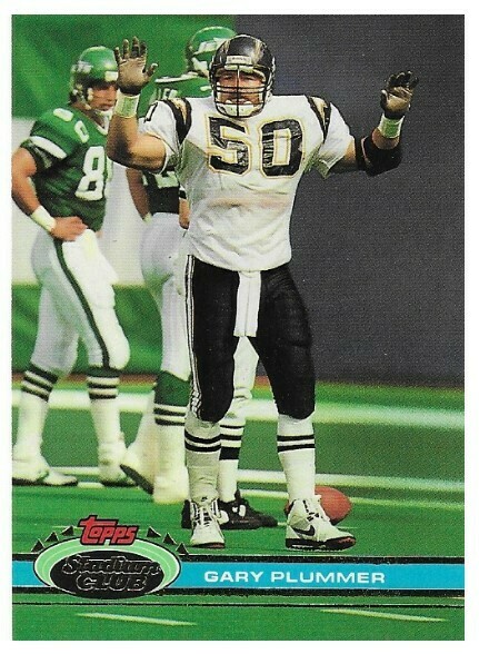 Plummer, Gary / 1991 San Diego Chargers / Stadium Club #169