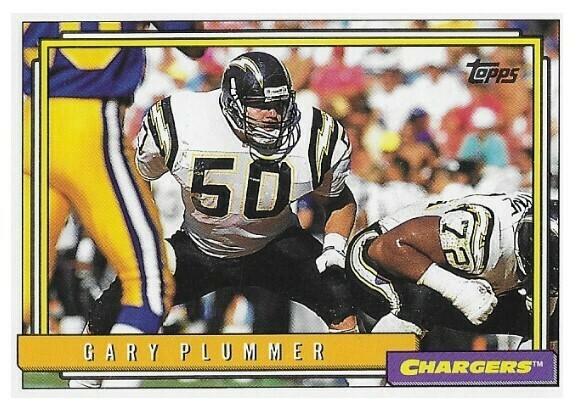 Plummer, Gary / 1992 San Diego Chargers / Topps #141