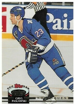 Paslawski, Greg / 1992-93 Quebec Nordiques / Stadium Club #275