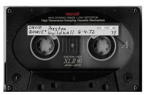 Bowie, David / Preston, UK (Guildhall) - June 4, 1972